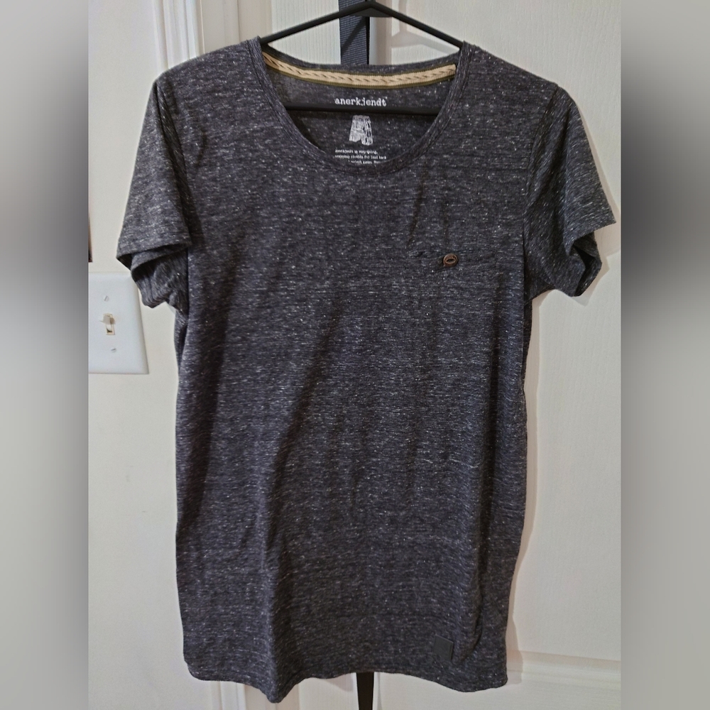 Dark gray speckled anerkjendt t-shirt